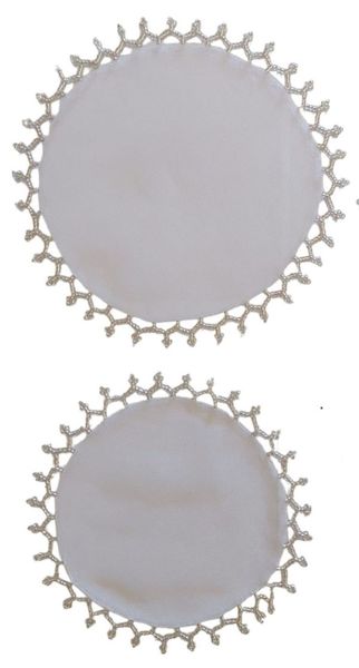 Food Net Bowl Covers Finished with Glass Beads
