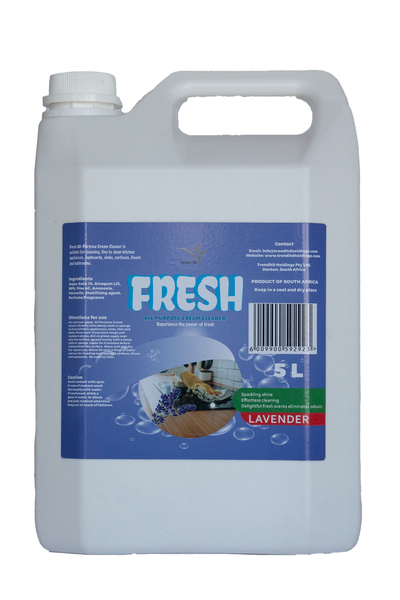 Fresh All Purpose Cream Cleaner (5lt) - Lavender Fragrance