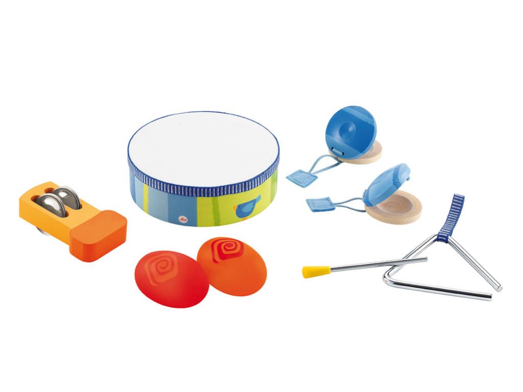 Sevi First Wooden Percussion Set - 5 Instrument Pieces