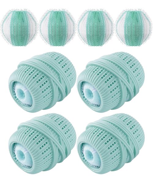 4PCS Hair Remover Laundry Ball Set Reusable Dog Hair Remover for Laundry