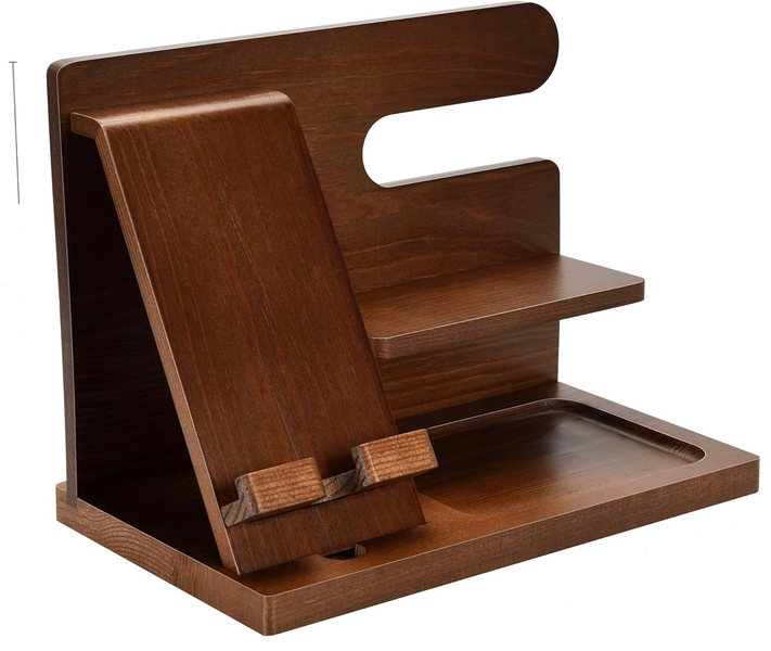 Wooden Charging Station Organizer