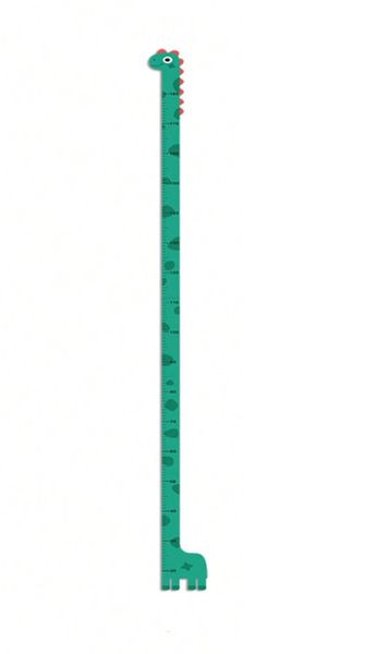 Green Dinosaur Height Chart, Growth Chart Ruler, Growth Chart Wall Stickers