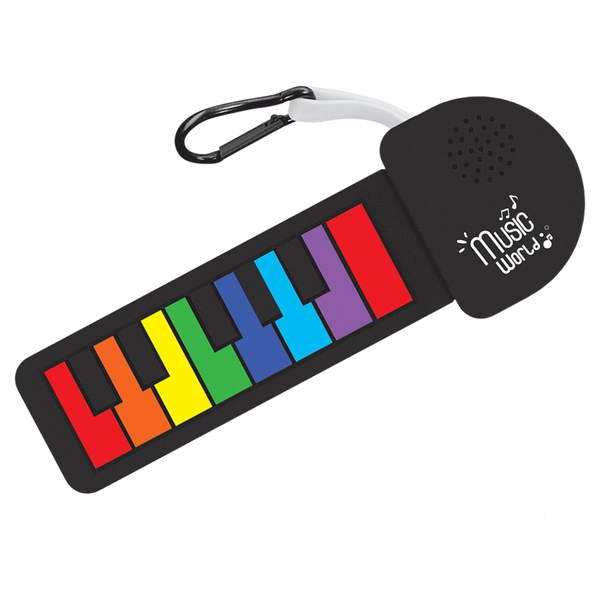 Rechargeable Foldable Colorful Piano Keyboard - Roll-Up Silicone Pianos
