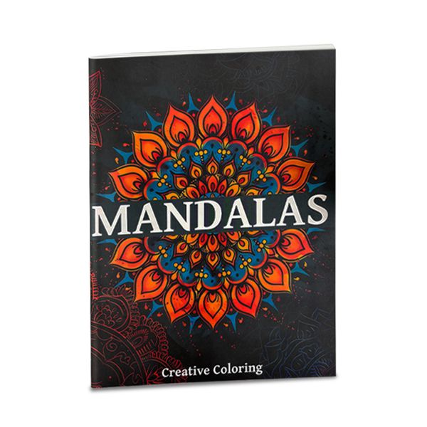 Mandala Coloring Album: Thick A4 Sketchbook with Original Art Patterns Q013
