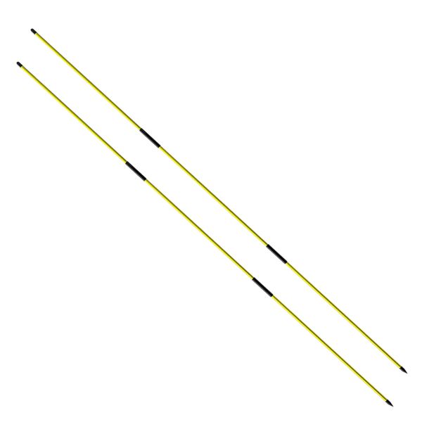 Golf Alignment Sticks Training Aid 2 Pack 3-Section 48 Inch Golf