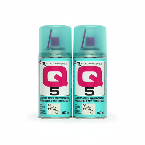 Q-5 Graphite Penetrating Fluid 150ml - Loosens Rusted Bolts &amp; Nuts - 2 Pack