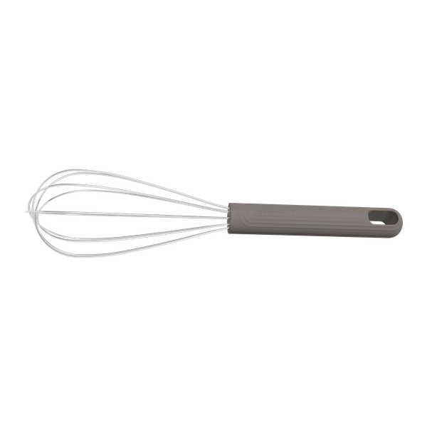 Tramontina Stainless-Steel Whisk with Grey Rubber Handle