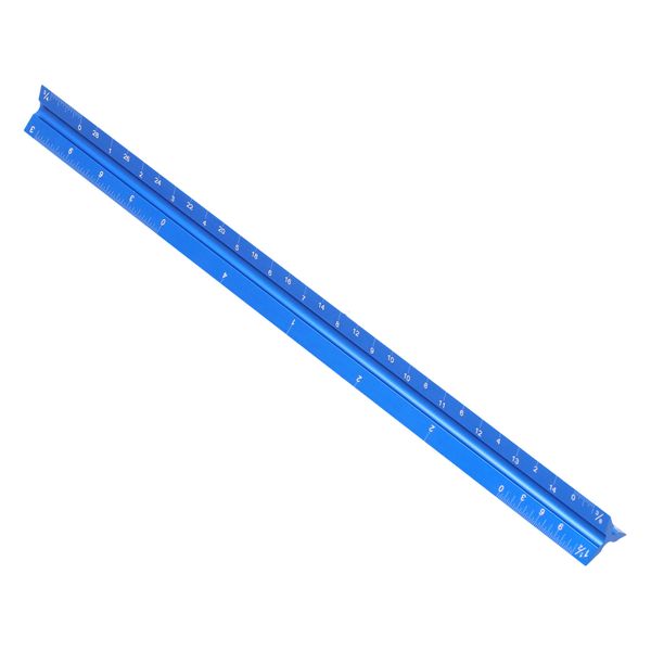 12" Imperial Architectural Scale Ruler - Laser-Etched