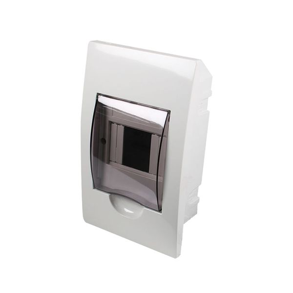 ACDC - White DIN DB 4-Way Flush With Door And Tray