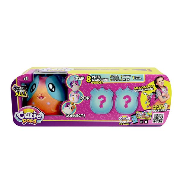 Cutie Pops 3 Cuties Blind Pack - Collectible Surprise Figures and Charms