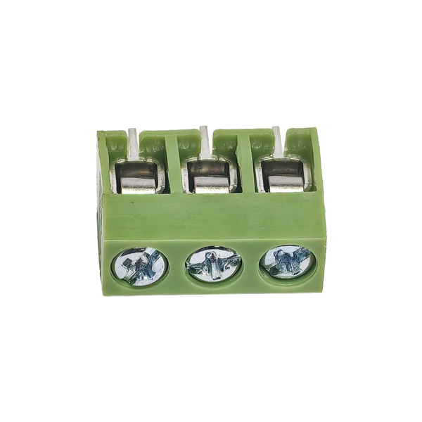 MRT25R-2E: 2.54mm 2-Way PCB Screwless Terminal Block, 2A 150V, Green