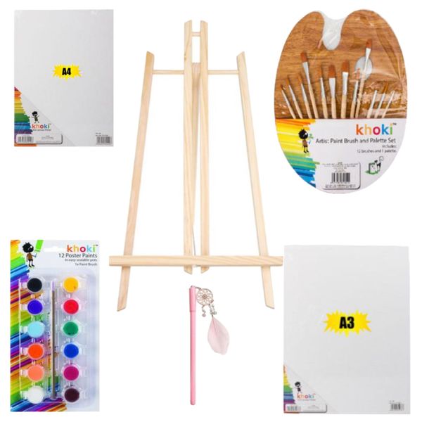 Craft Easel Painting Kit Value Jumbo Pack Summer With Heart Sticker