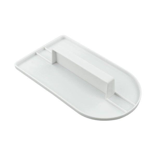 1 Piece - Fondant and Icing Surface Smoothing Tool With Handle - White