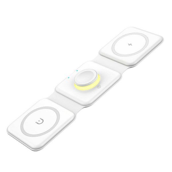 Portable Smart 3 IN 1 Magnetic Wireless Travel Charger