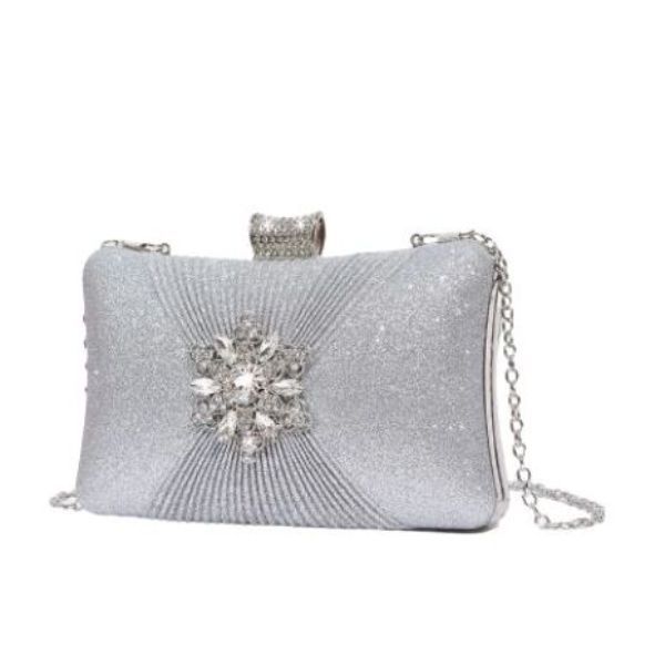 Women Wedding Designer Elegant Shining Clutch Evening Bag