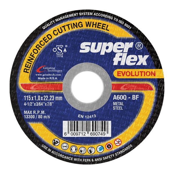 Superflex Evolution Cutting Disc - 115x22.23mm - A60Q 5-Pack