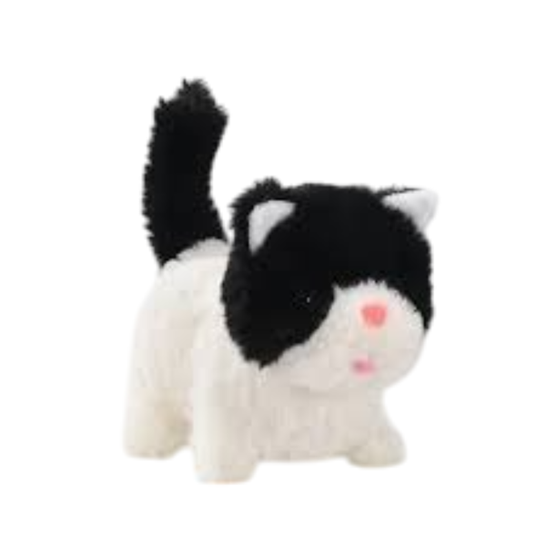 Cute Little Kittens Battery Opp Move &amp; Sound White &amp; Pink