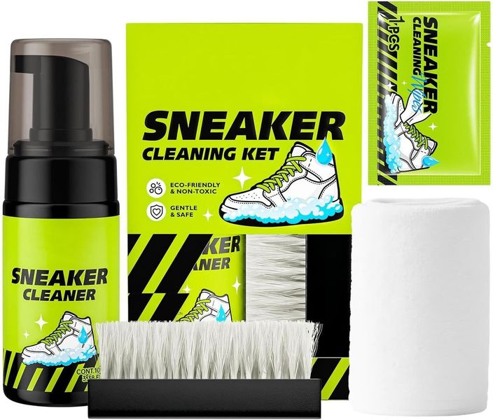 Waterless Sneaker Foam Cleaner Kit 4 Piece Set