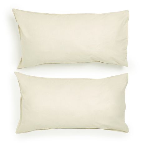 George Mason 200TC P C Percale 2 Pack Standard Pillowcases