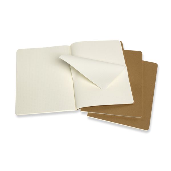 Moleskine Cahier Natural X-Large Dotted Journal