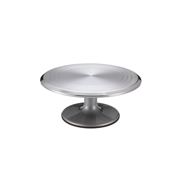12" Aluminum Alloy Revolving Cake Stand - Perfect for Decorating Cakes