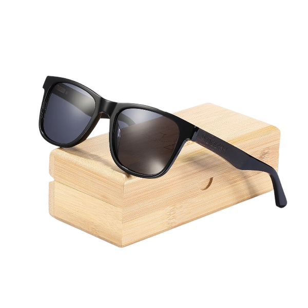 Stylish Black Layered Ebony Sunglasses SL19AS007D For Men