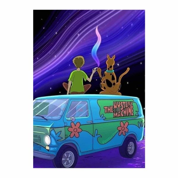 Scooby Doo Smoke - A1 Poster