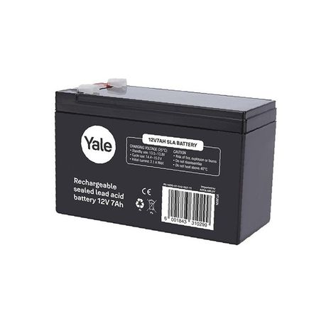 Yale 12V 7Ah Rechargeable Sealed Lead Acid Battery Image
