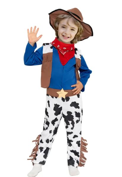 Cowboy Costume with Hat and Mask