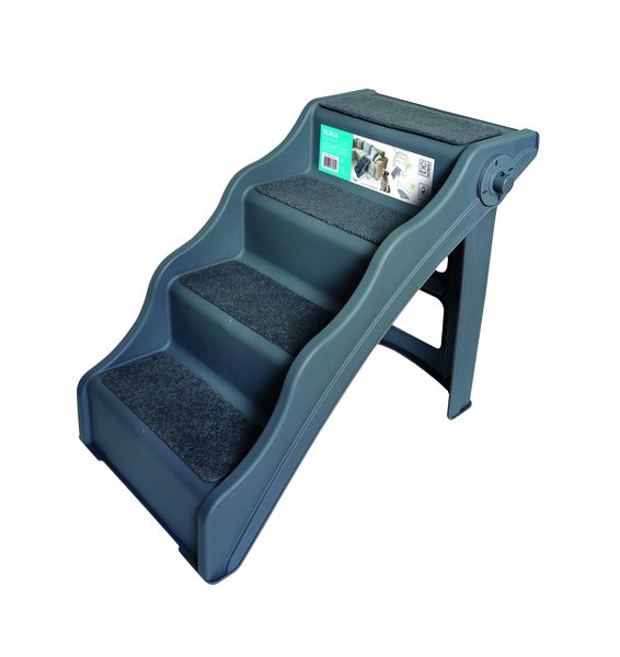 M-Pets Foldable Dog Stairs - 4 steps