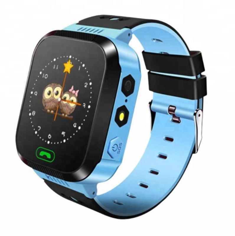 GPS Smart Watch for Kids with Touch Screen & SOS - LBS Tracking - Blue ...