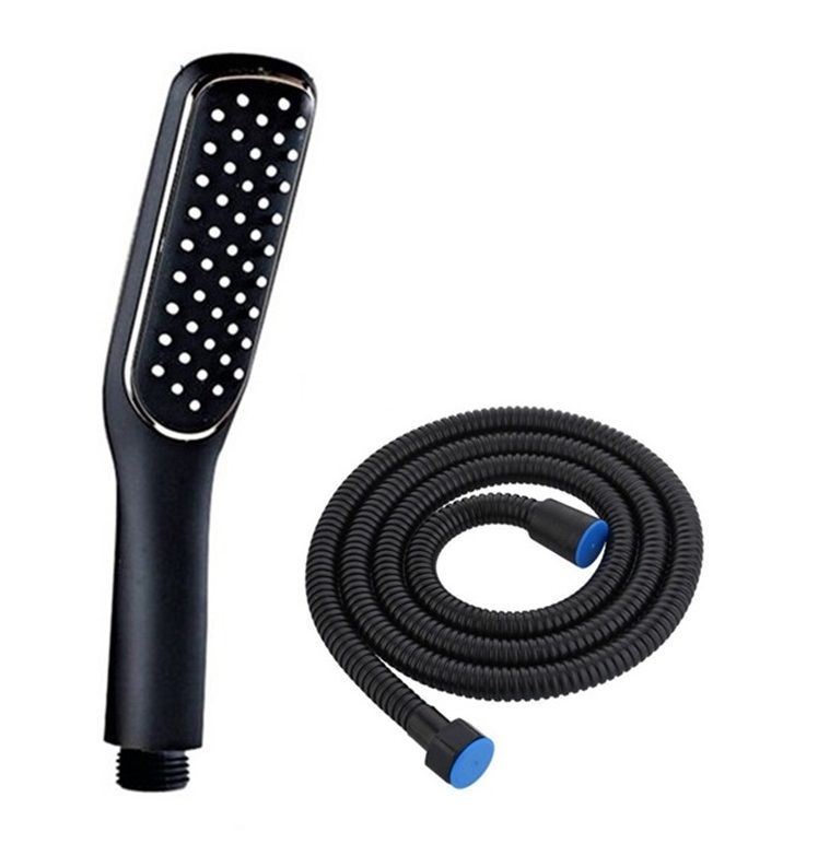 Matt Black Shower Head With Shower Hose 1.5m