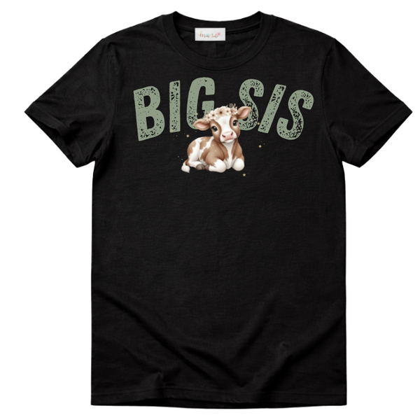 Baby- Sister Short Sleeve Tshirt -Eng-Farmer Pink