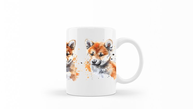 Kai-Ken Printed Coffee Mug