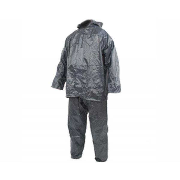 Rainsuit Rubberised Nylon Navy Blue Med