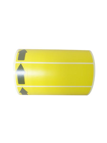 100x30 Yellow Thermal Black Arrow 5 Rolls Per Box