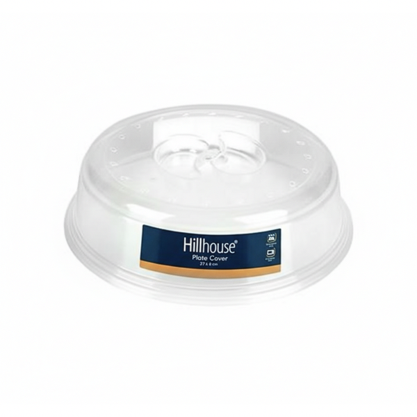 Transparent Plastic Microwave Plate Cover 23 x 6cm