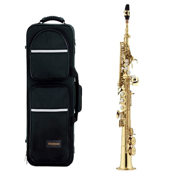 Chateau CAS21 Straight Bb Soprano Saxophone Lacquer Shop Today. Get