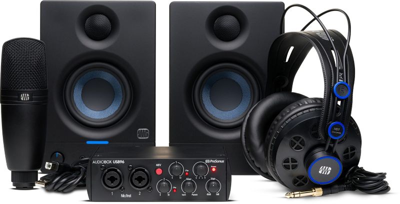 PreSonus AudioBox 96k Complete Bundle Recording Pack