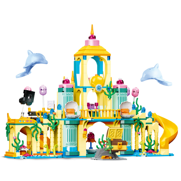 Cogo - Building Block Set - Magical Underwater Castle - 845 Pieces