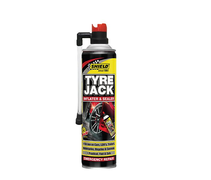 Shield Tyre Jack Inflator and Sealer 340ml
