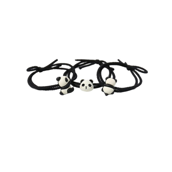 Cute Cartoon Panda Hair Bands-3Piece