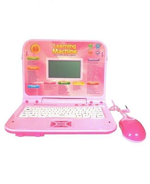 65 Function Starter Laptop For Kids 3 Years &amp; Up (Pink)