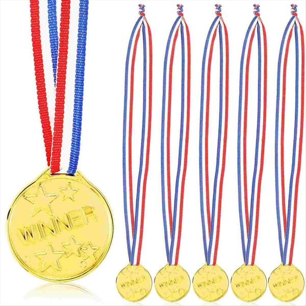 100 Pcs Children's Medal Football Games Medals Party Supplies