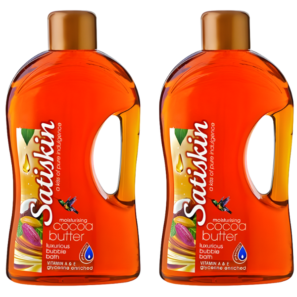 Satiskin Cocoa Butter Luxurious Bubble Bath ( Pack of 2)