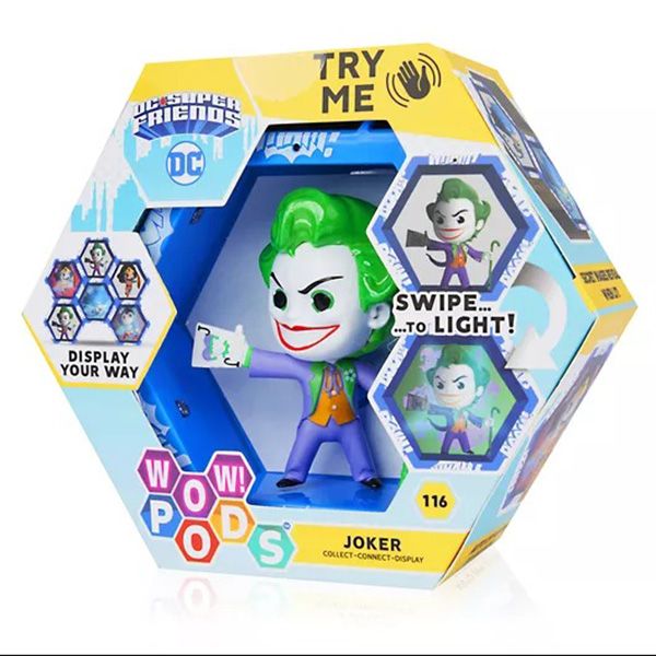WOW! PODS 'Swipe To Light' DC Joker Collectible 01687