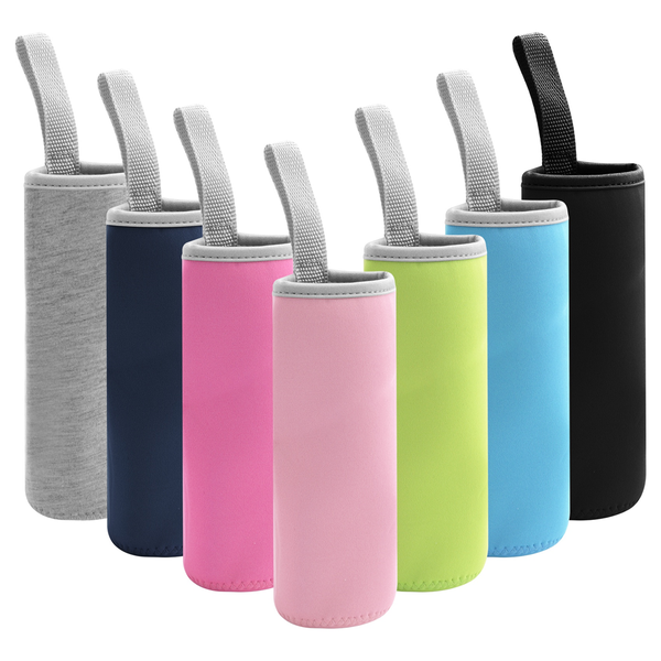 7 Pack Glass Water Bottle Sleeve 12 Oz - 19 Oz Neoprene Insulated