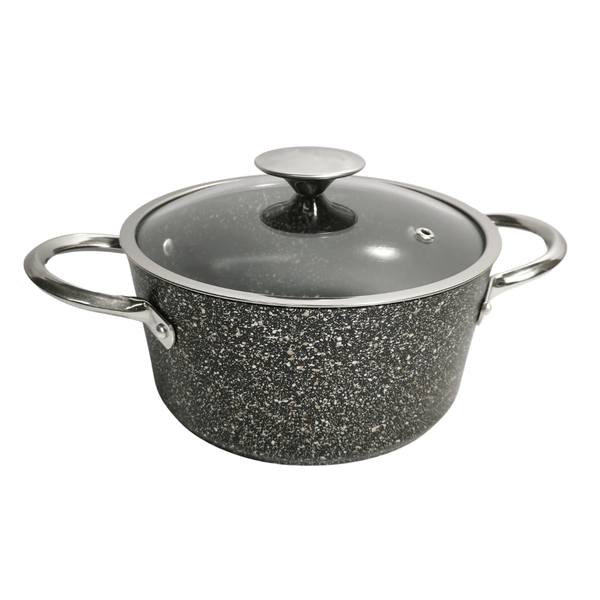 OMS Granite Casserole Deep Induction Pot 20cm - 3116