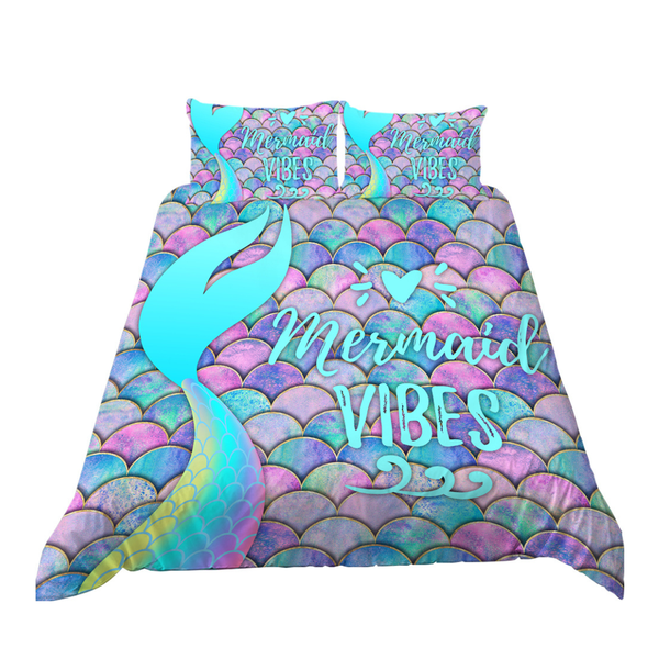 Mermaid 3D Printed Duvet Cover