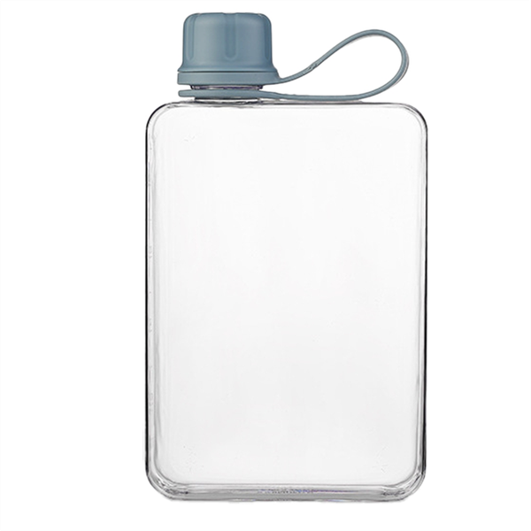 Square Water Bottle 500Ml Portable Flat Drink Cups A
